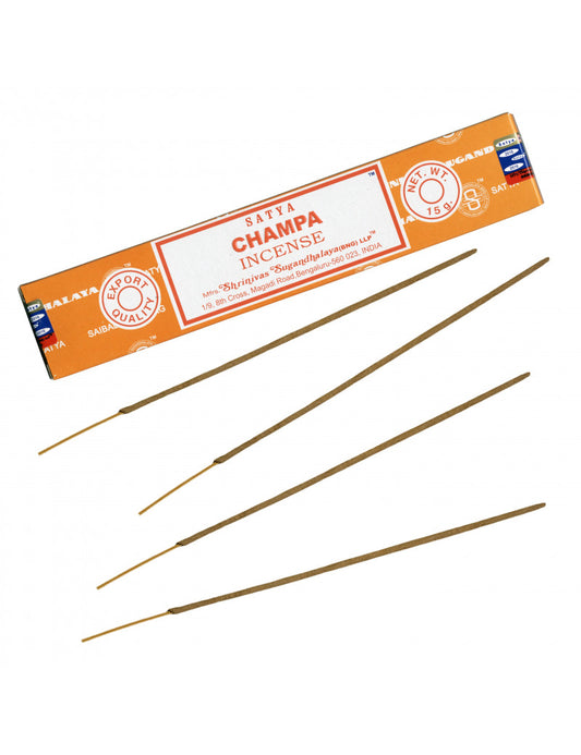 CHAMPA - Encens Satya 15g – L’âme de l’Inde dans chaque volute