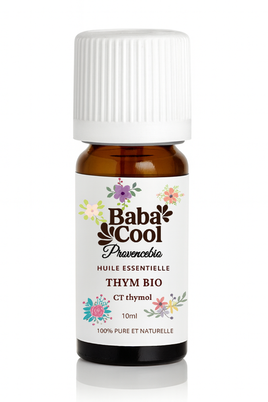 THYM BIO - thymus vulgaris -  Huile essentielle  - 10ml